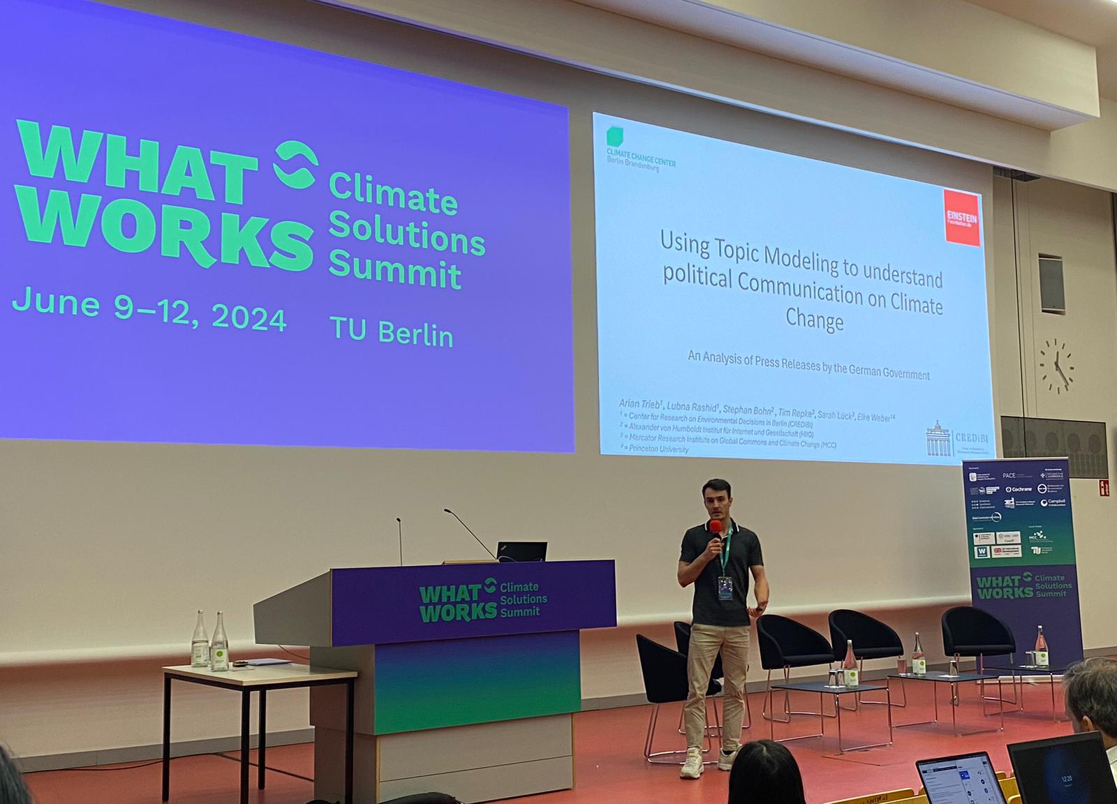 Photo of the Presentation at the WWCS-Summit